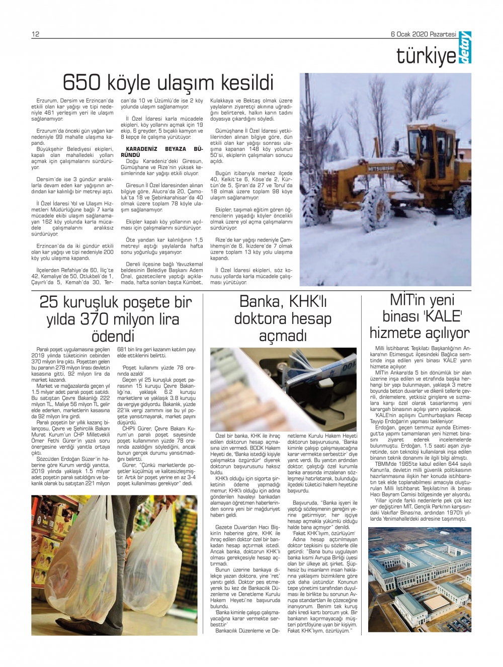 Detay Gazetesi 6 Ocak 2020 galerisi resim 10