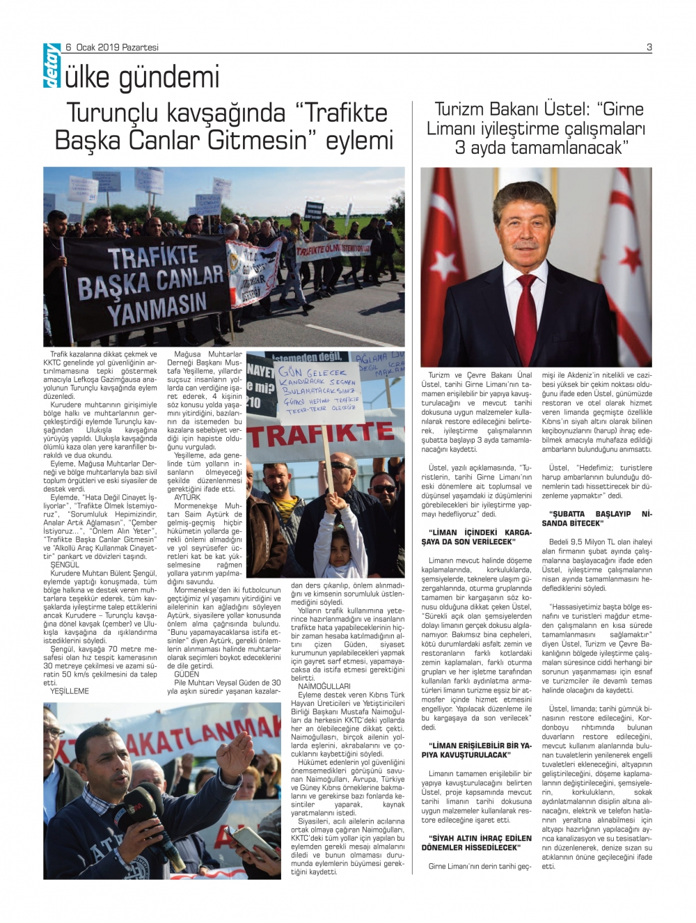 Detay Gazetesi 6 Ocak 2020 galerisi resim 3