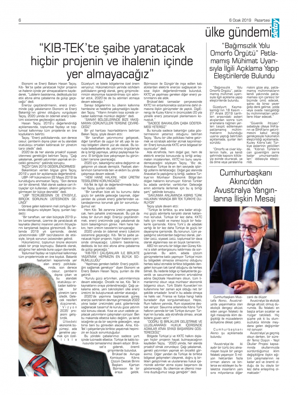 Detay Gazetesi 6 Ocak 2020 galerisi resim 6