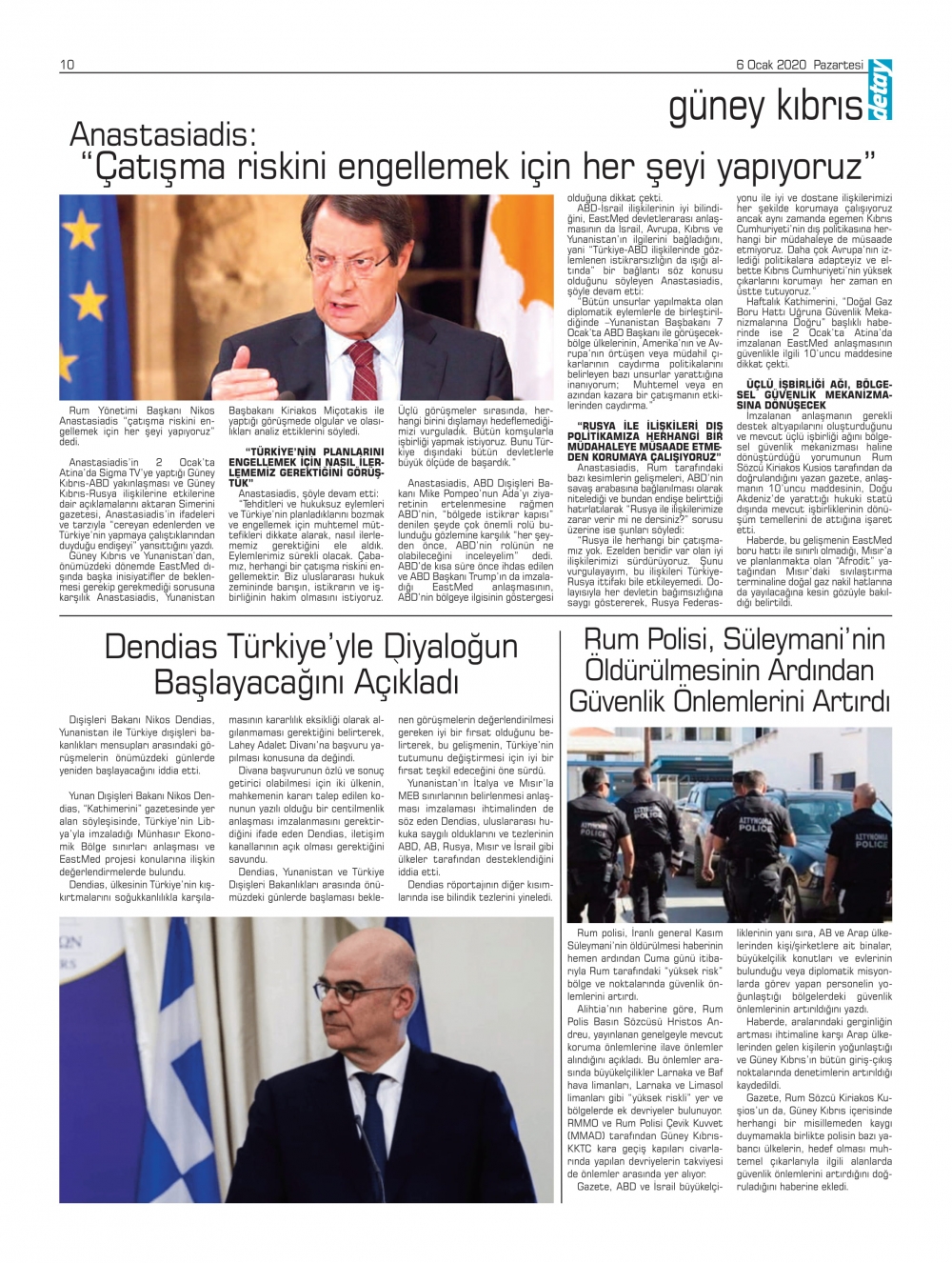 Detay Gazetesi 6 Ocak 2020 galerisi resim 9