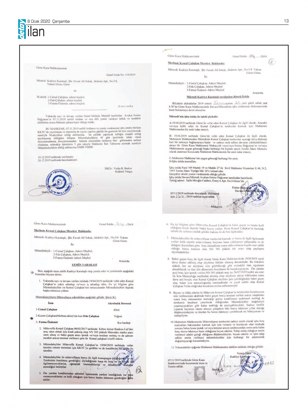 Detay Gazetesi 8 Ocak 2020 galerisi resim 12