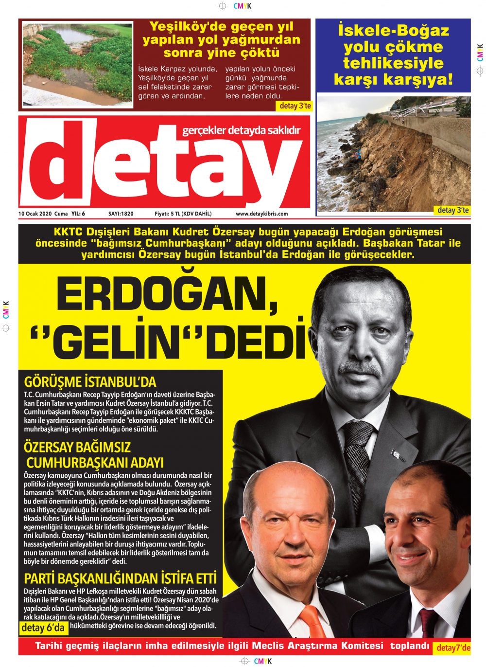 Detay Gazetes 10 Ocak 2020 galerisi resim 1