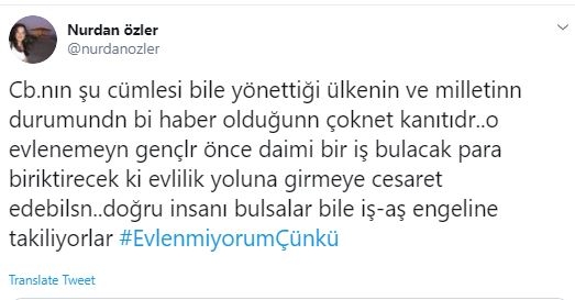 "Evlenmeyip evde kalıyorlar" diyen Erdoğan'a sosyal medya galerisi resim 3