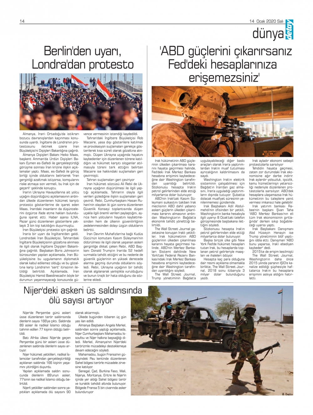 Detay Gazetes 14 Ocak 2020 galerisi resim 13