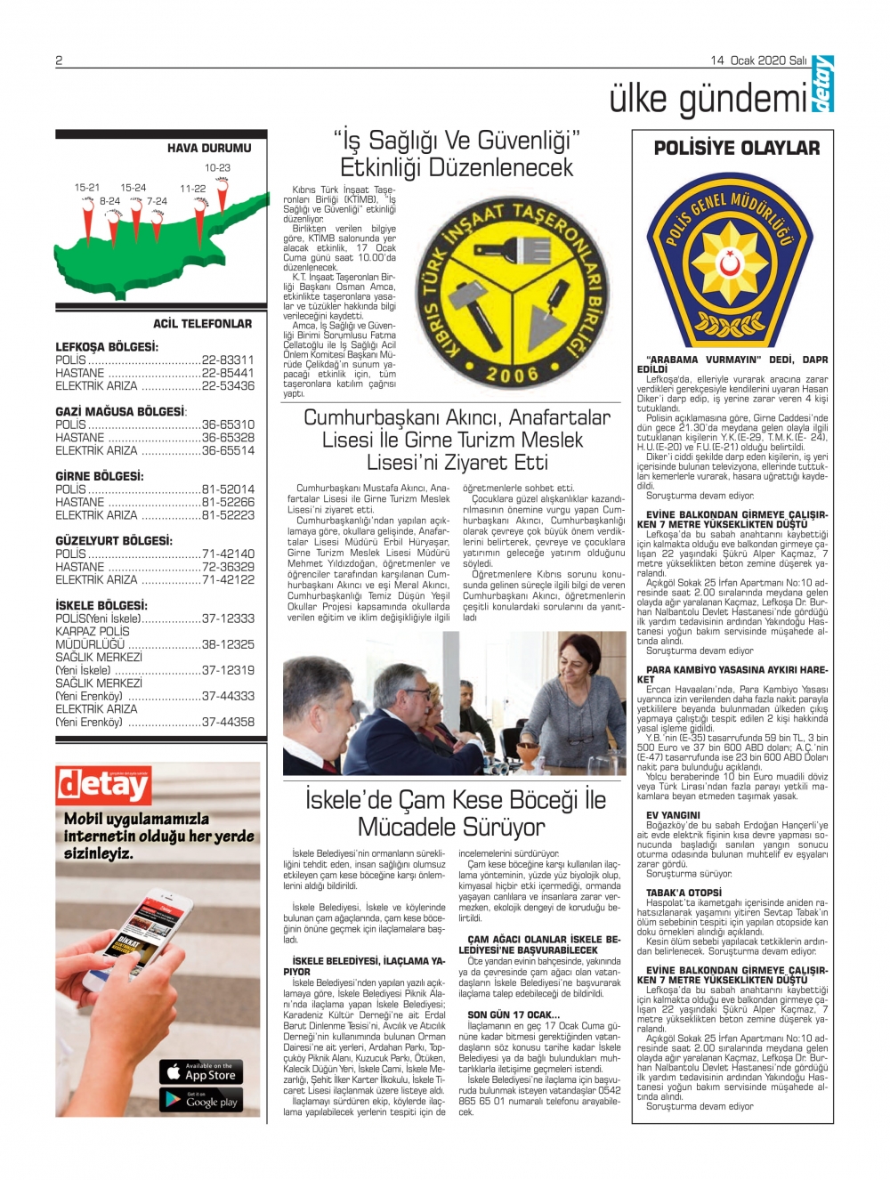 Detay Gazetes 14 Ocak 2020 galerisi resim 2