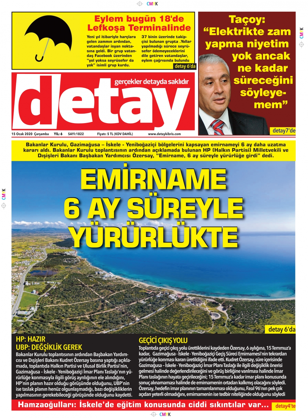 Detay Gazetes 15 Ocak 2020 galerisi resim 1