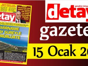 Detay Gazetes 15 Ocak 2020