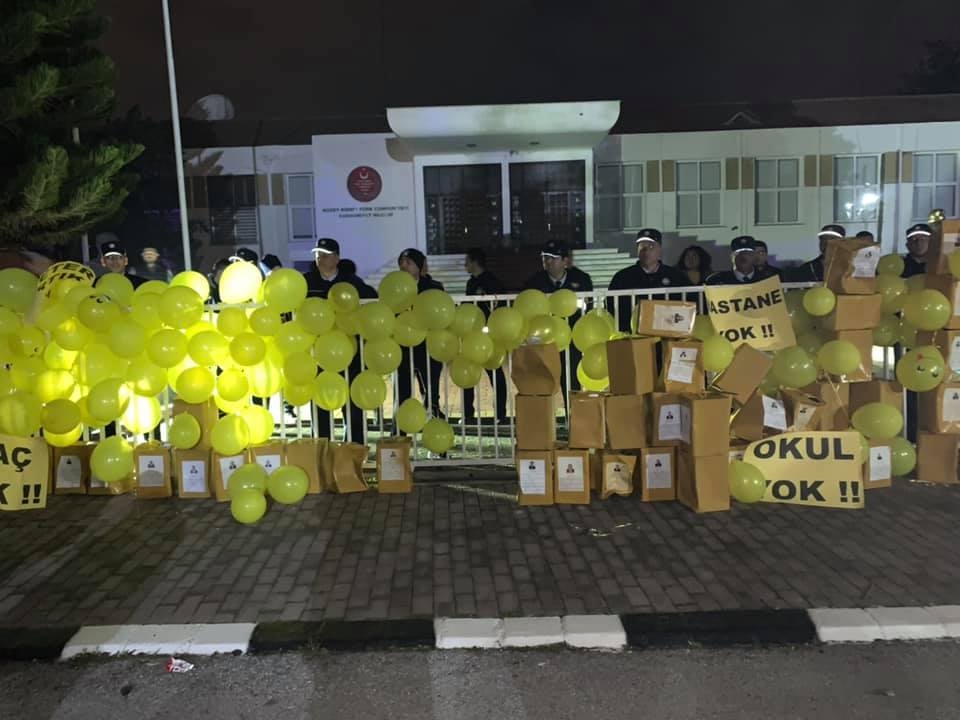 "Yol Yoksa Seyrüsefer yok" eylemi Lefkoşa'yı salladı galerisi resim 12