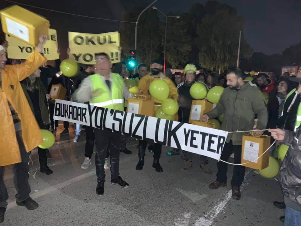 "Yol Yoksa Seyrüsefer yok" eylemi Lefkoşa'yı salladı galerisi resim 5