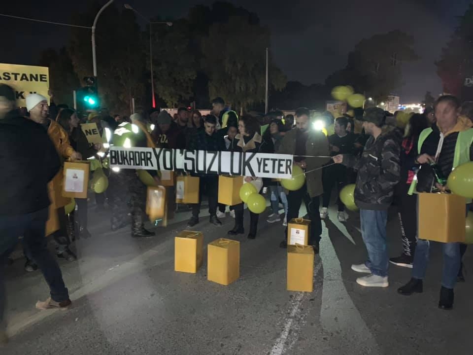 "Yol Yoksa Seyrüsefer yok" eylemi Lefkoşa'yı salladı galerisi resim 7