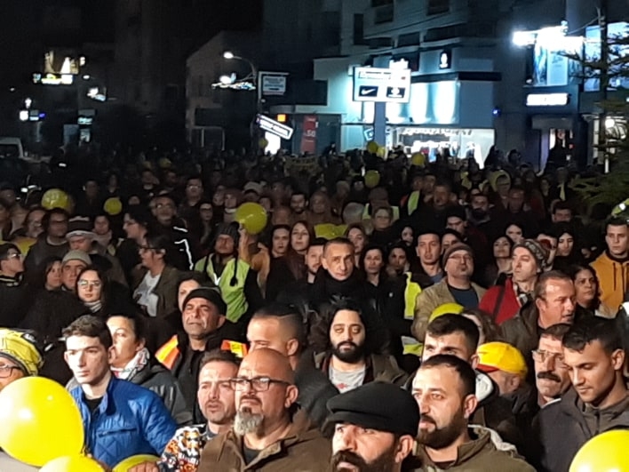 "Yol Yoksa Seyrüsefer yok" eylemi Lefkoşa'yı salladı galerisi resim 8