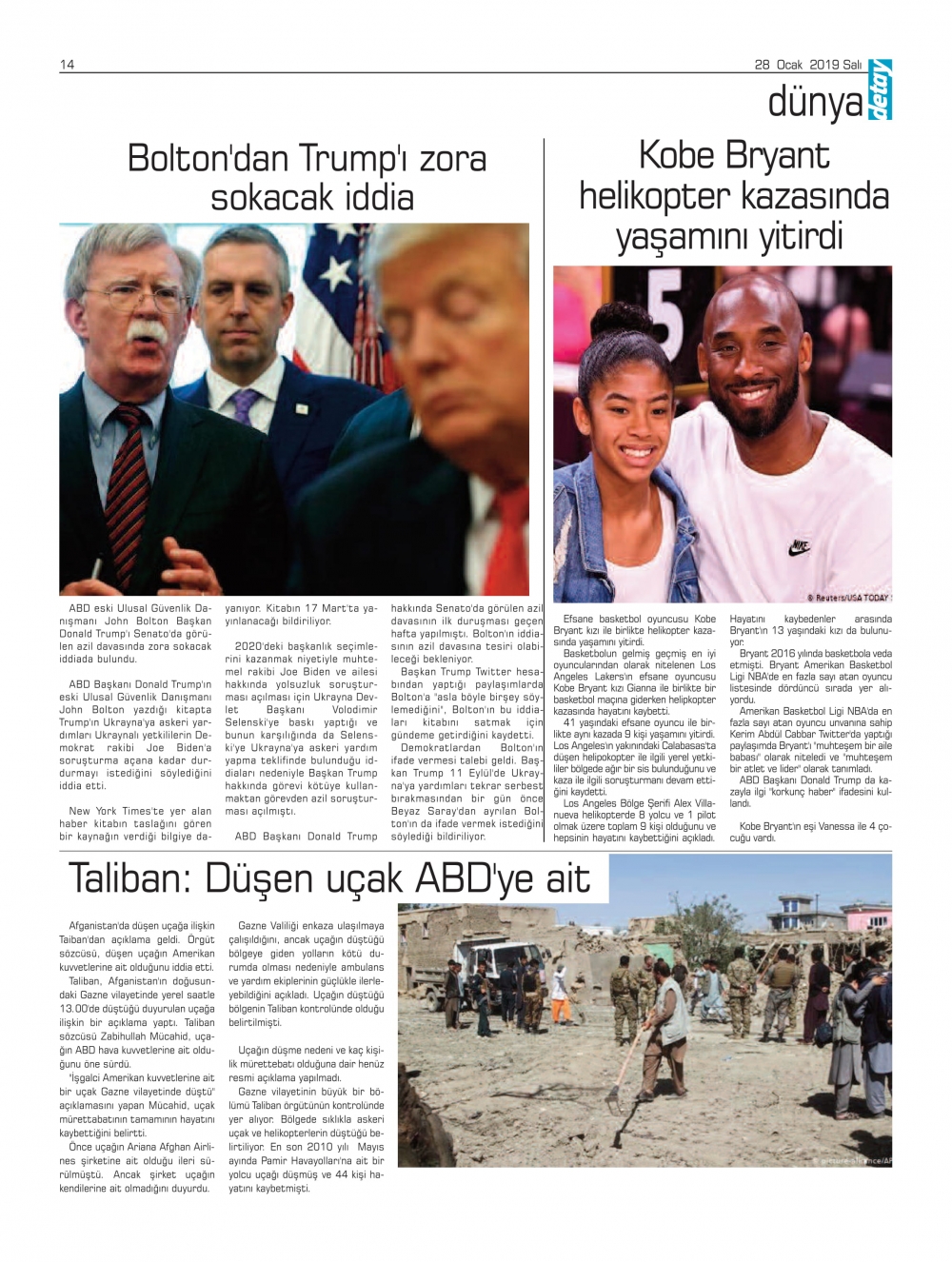 Detay Gazetes 22 Ocak 2020'da ne yazdı? galerisi resim 12