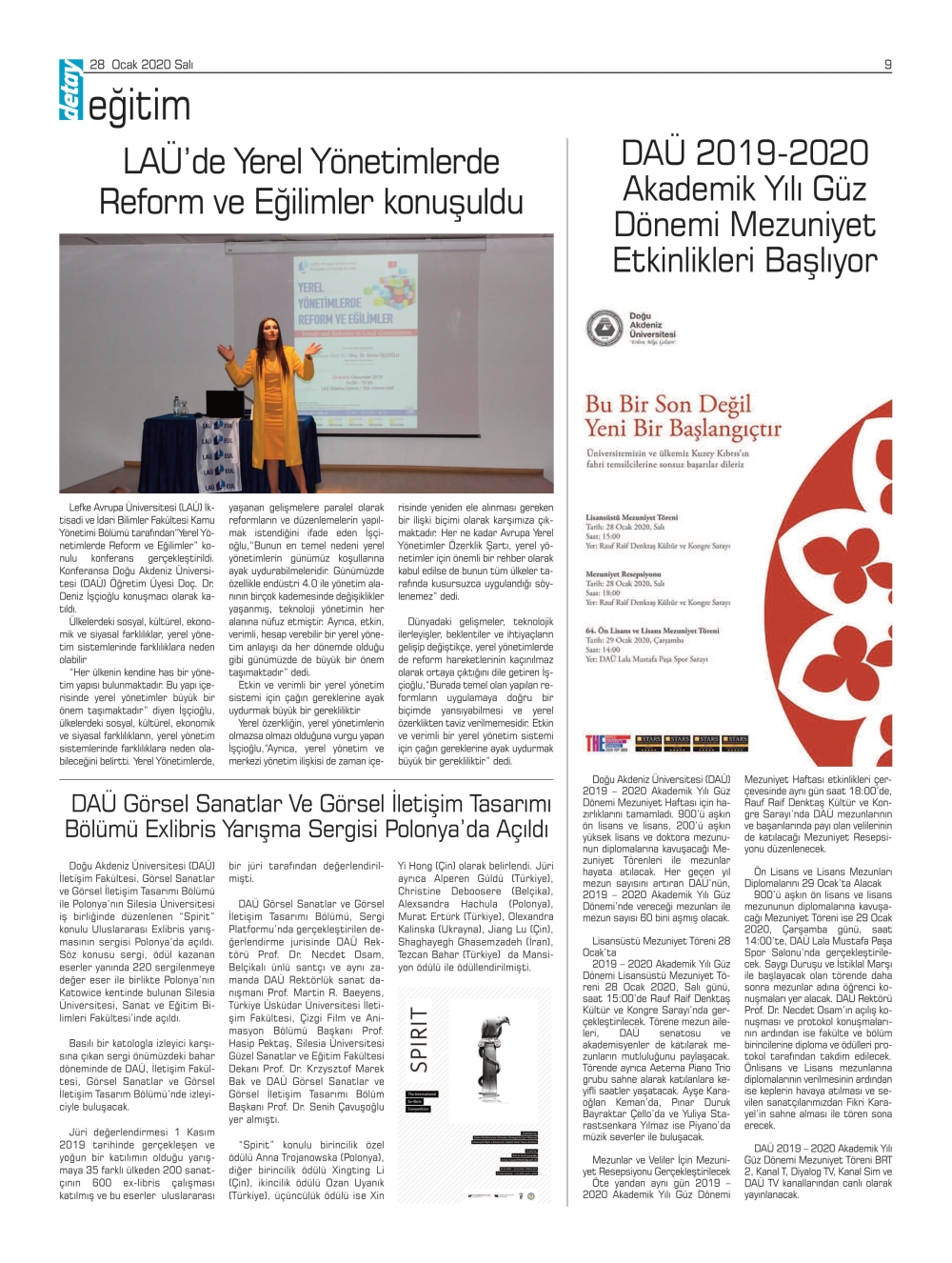 Detay Gazetes 22 Ocak 2020'da ne yazdı? galerisi resim 14