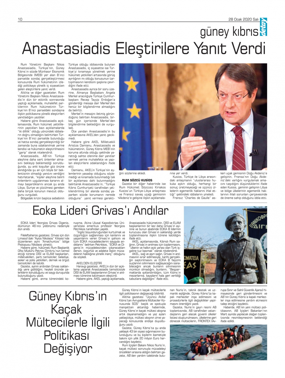 Detay Gazetes 22 Ocak 2020'da ne yazdı? galerisi resim 9