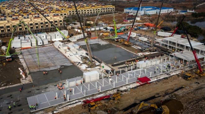 Koronavirüs hastanesi 48 saatte tamamlandı galerisi resim 4