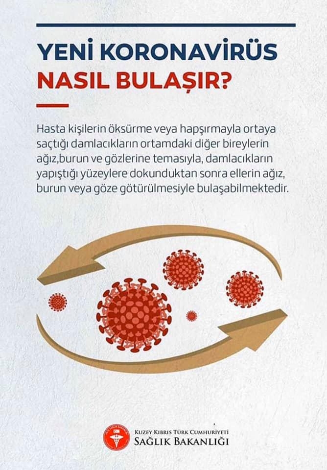 KKTC Sağlık Bakanlığından Koronavirüs Kılavuzu galerisi resim 3