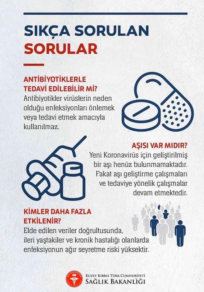 KKTC Sağlık Bakanlığından Koronavirüs Kılavuzu galerisi resim 7