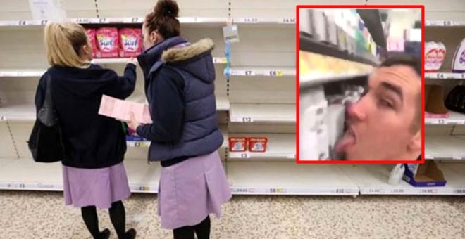 'Kim korkar koronadan' diyerek marketteki deodorantları yaladı galerisi resim 2