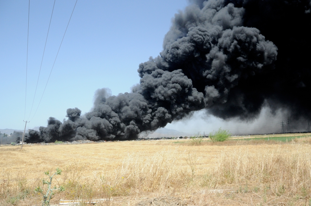 Haspolat'taki yangından görüntüler galerisi resim 8