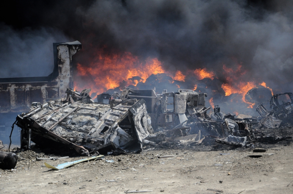 Haspolat'taki yangından görüntüler galerisi resim 9