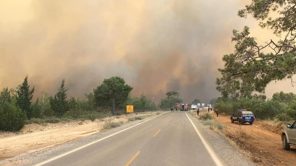 Kuzey Kıbrıs yanıyor, inanılmaz görüntüler galerisi resim 2