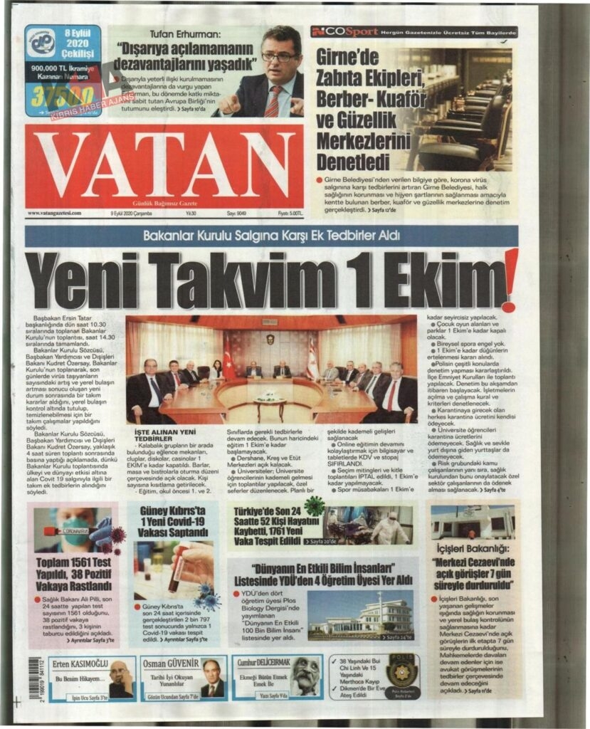 Gazeteler bugün ne yazdı? 9 Eylül 2020 Çarşamba galerisi resim 13