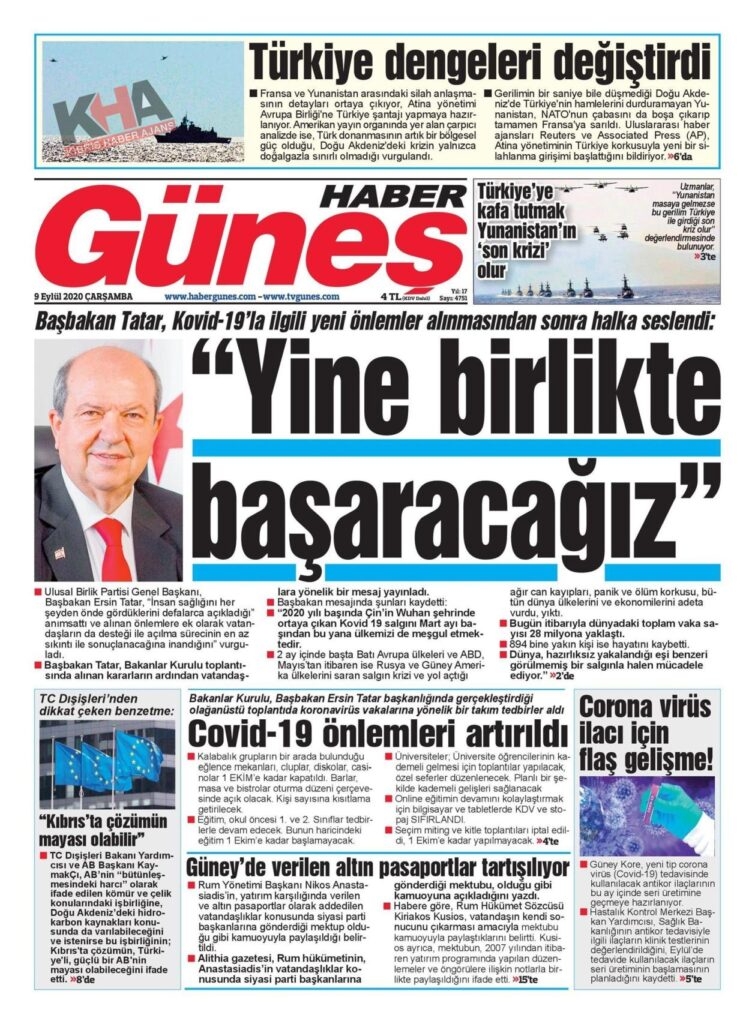 Gazeteler bugün ne yazdı? 9 Eylül 2020 Çarşamba galerisi resim 8