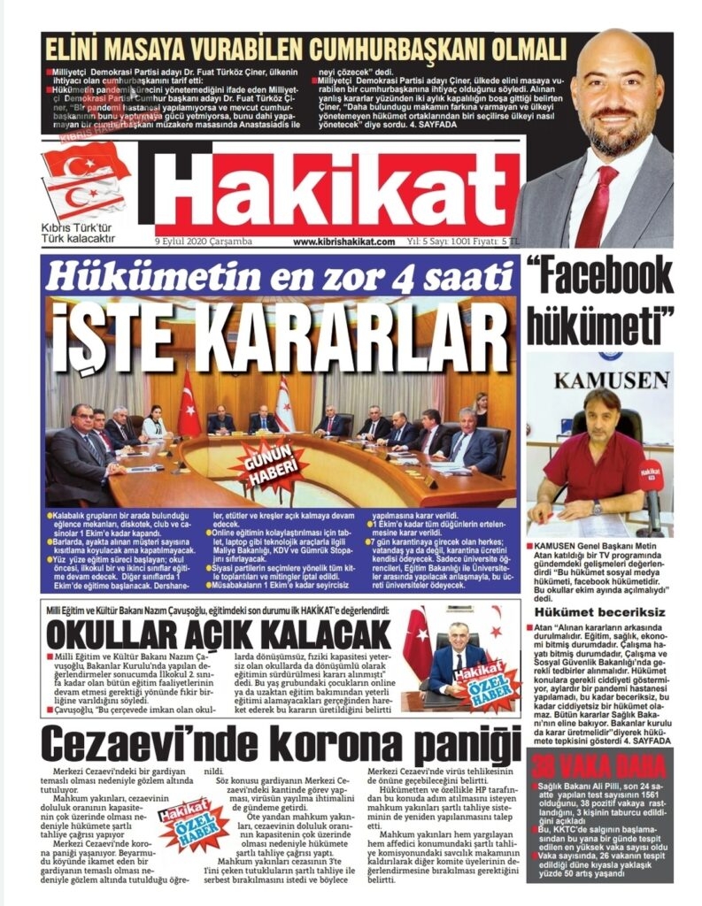 Gazeteler bugün ne yazdı? 9 Eylül 2020 Çarşamba galerisi resim 9