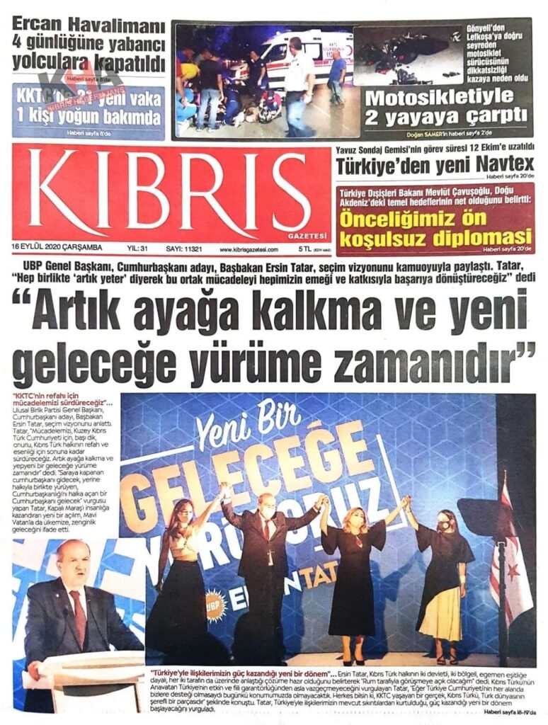 KKTC'de bugün gazeteler ne yazdı? 16 Eylül 2020 Çarşamba galerisi resim 2