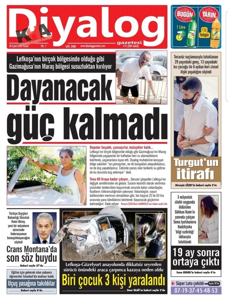 KKTC'de bugün gazeteler ne yazdı? 18 Eylül 2020 Cuma galerisi resim 3