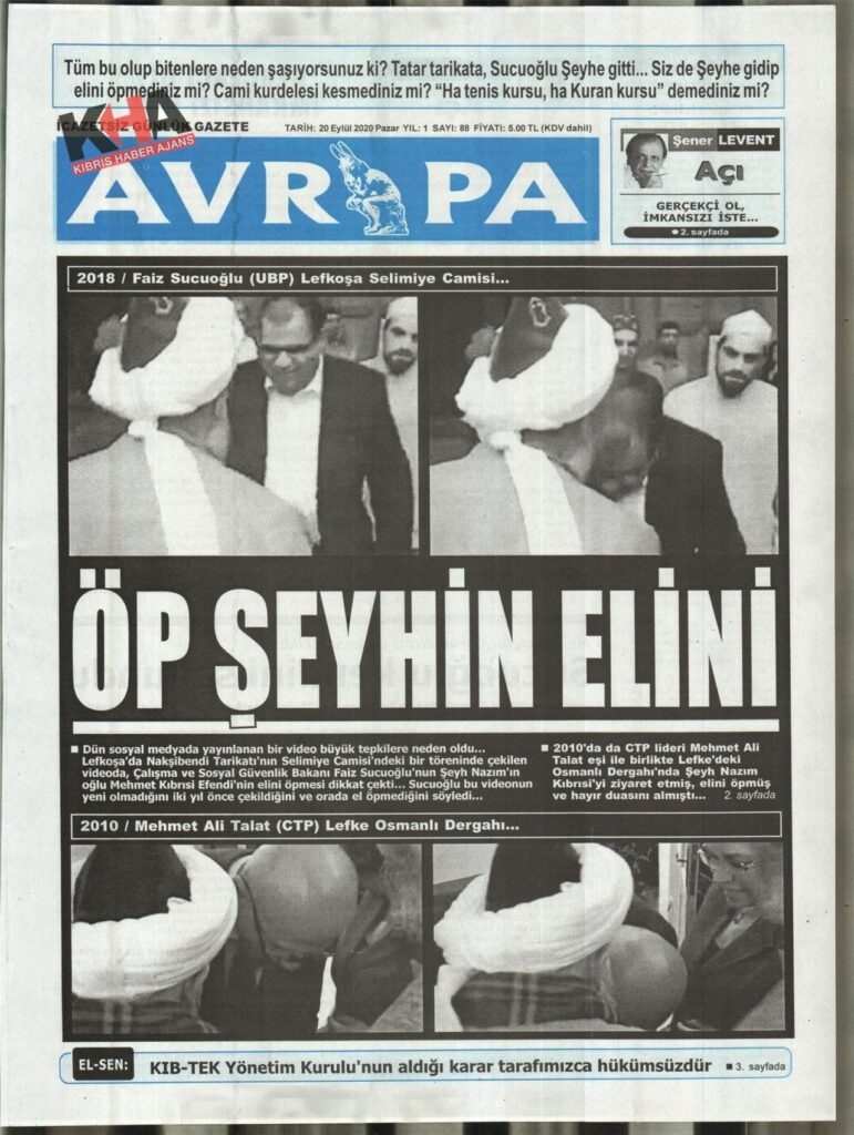 KKTC'de gazeteler ne yazdı? 20 Eylül 2020 Pazar galerisi resim 2