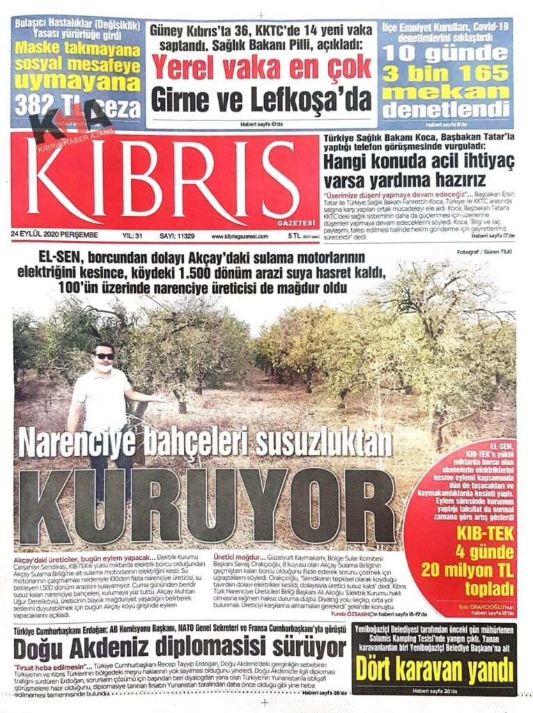 KKTC'de Gazeteler bugün ne yazdı? 24 Eylül 2020 Perşembe galerisi resim 10