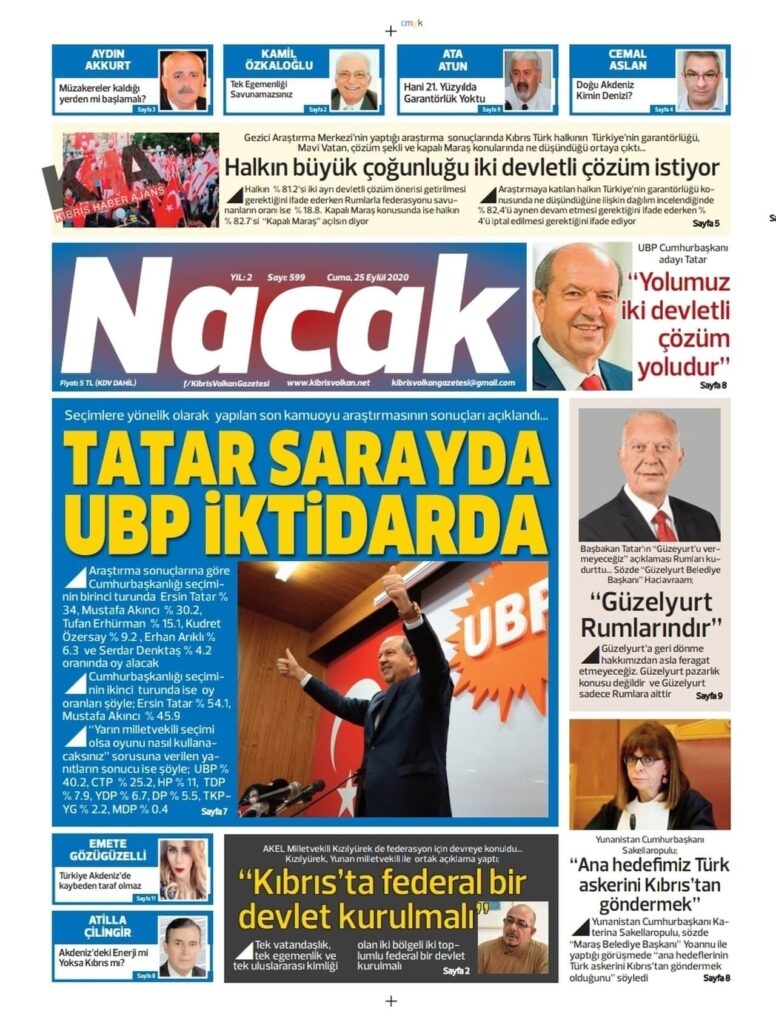 KKTC'de gazeteler bugün ne yazdı? 25 Eylül 2020 cuma galerisi resim 9