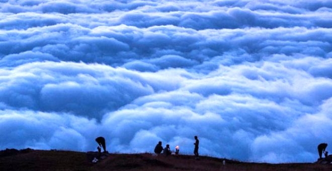 Bulutların üzerindeki yayla seyri doyumsuz manzarasıyla büyülüyor galerisi resim 1