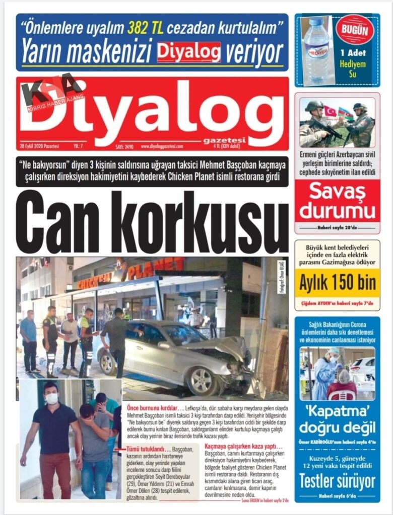 KKTC'de Gazeteler bugün ne yazdı? 28 Eylül 2020 Pazartesi galerisi resim 11