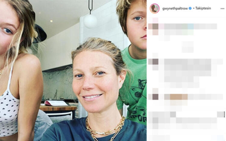 Gwyneth Paltrow'un çıplak doğum günü pozundan kızı utandı galerisi resim 4
