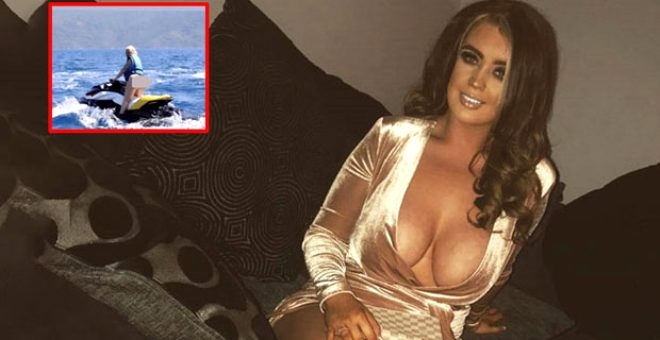 Genç milyoner Jane Park, jet-ski üzerinde verdiği uygunsuz pozla olay ol galerisi resim 1