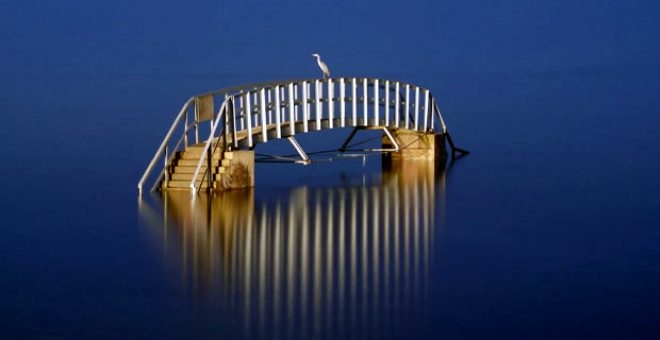 Denizin tam ortasında hiçbir amacı yokmuş gibi duran gizemli köprü: Belh galerisi resim 1