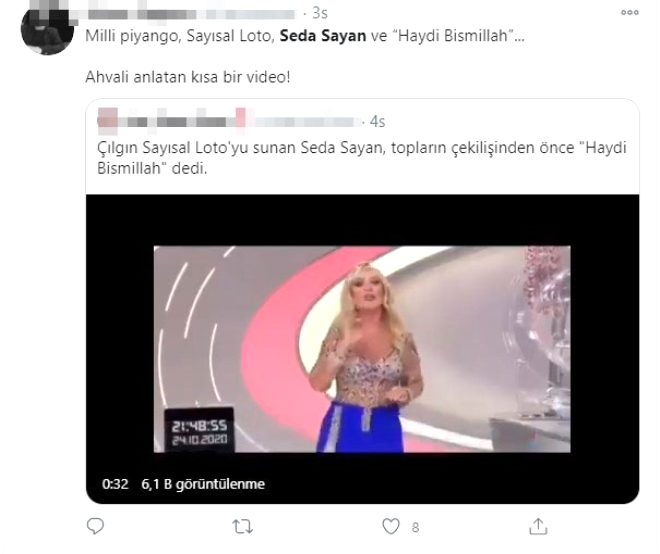 Seda Sayan, Sayısal Loto çekilişini "Haydi Bismillah" diyerek  galerisi resim 5
