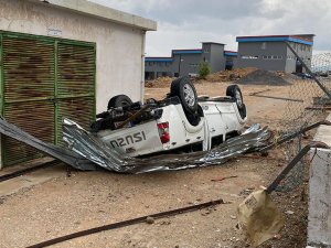 Fotoğraflarla Girne bölgesinde yaşanan felaket...