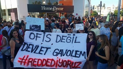 Yüzlerce Genç  Lefkoşa'da Koordinasyon Ofisini #Reddediyor galerisi resim 3