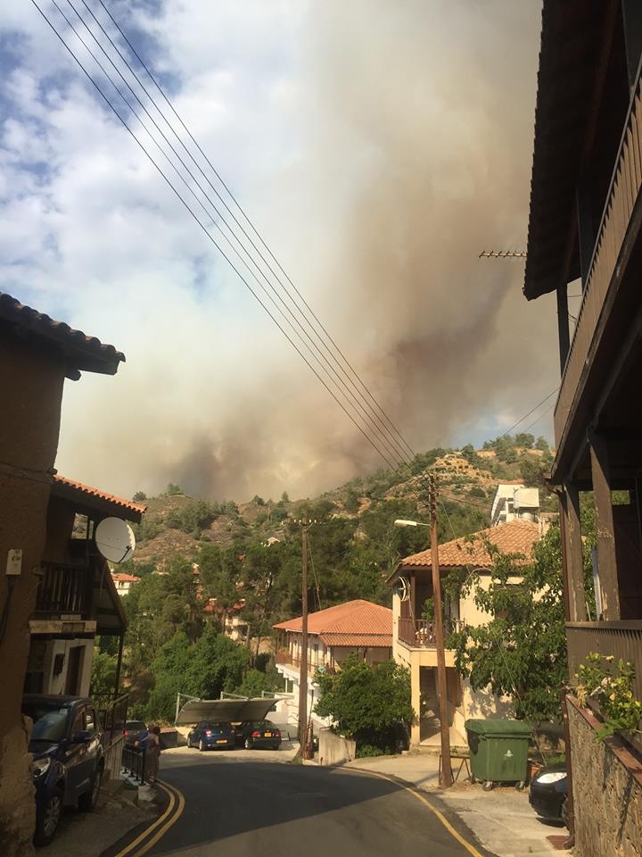 Yangın 2 can aldı. İşte Trodos'taki büyük yangından fotoğraflar galerisi resim 19