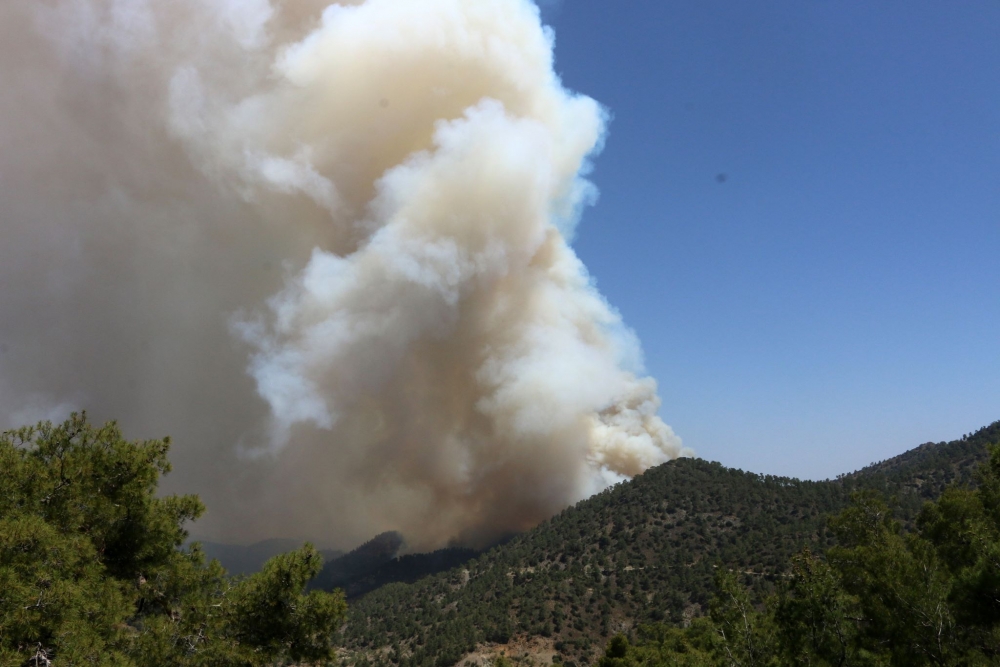 Yangın 2 can aldı. İşte Trodos'taki büyük yangından fotoğraflar galerisi resim 24