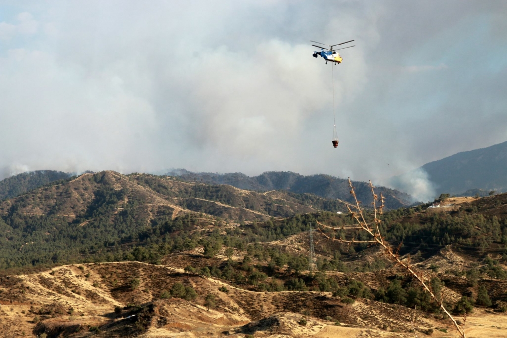 Yangın 2 can aldı. İşte Trodos'taki büyük yangından fotoğraflar galerisi resim 28