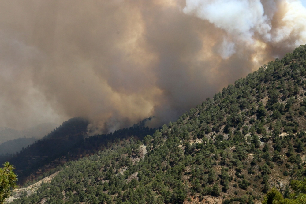 Yangın 2 can aldı. İşte Trodos'taki büyük yangından fotoğraflar galerisi resim 29