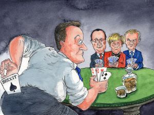 İngiltere AB'den çıkar mı? İşte Karikatürler