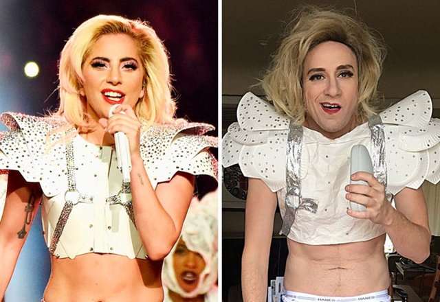 Ünlülerin Fotoğraflarını Taklit Eden Adam Güldürdü galerisi resim 4