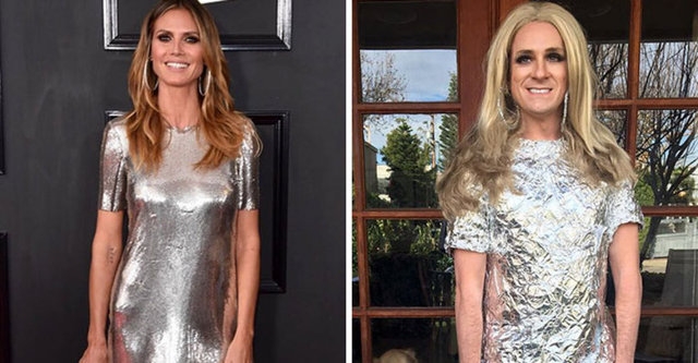 Ünlülerin Fotoğraflarını Taklit Eden Adam Güldürdü galerisi resim 6