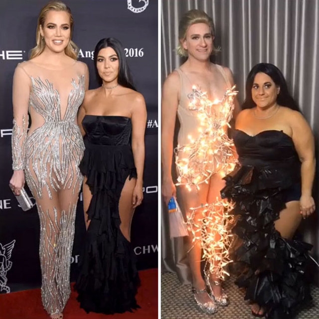 Ünlülerin Fotoğraflarını Taklit Eden Adam Güldürdü galerisi resim 9