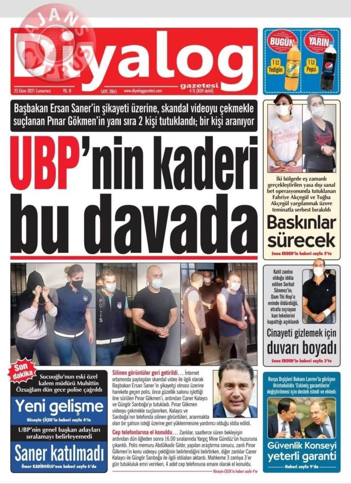 KKTC'de Gazeteler Bugün Ne Manşet Attı? (23 Ekim 2021) galerisi resim 4